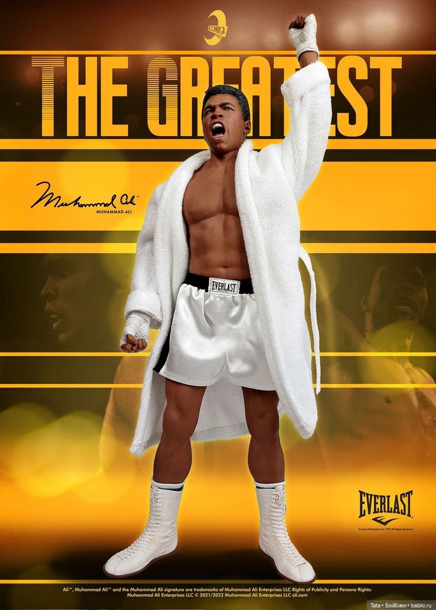 Анонс фигурки Мухаммеда Али в формате 1/6 от компании ICONIQ STUDIO (фото 4)