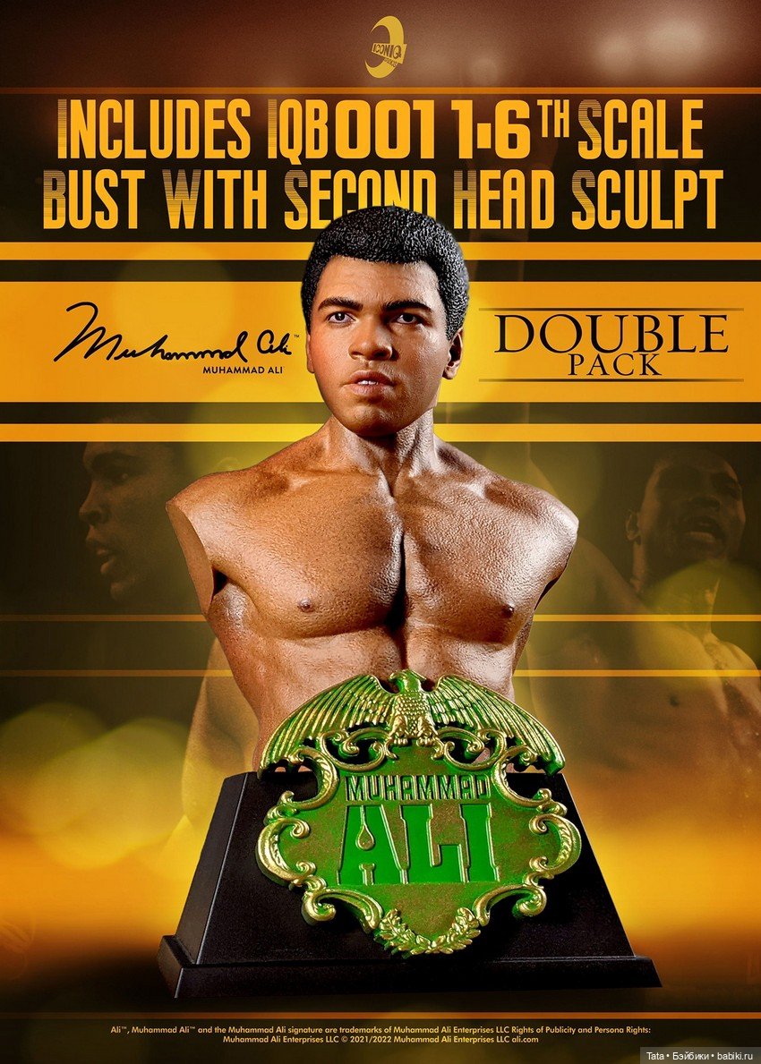 Анонс фигурки Мухаммеда Али в формате 1/6 от компании ICONIQ STUDIO (фото 6)