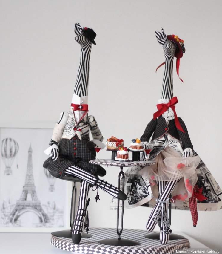 Вкусный Париж! Фантазии на тему жирафов