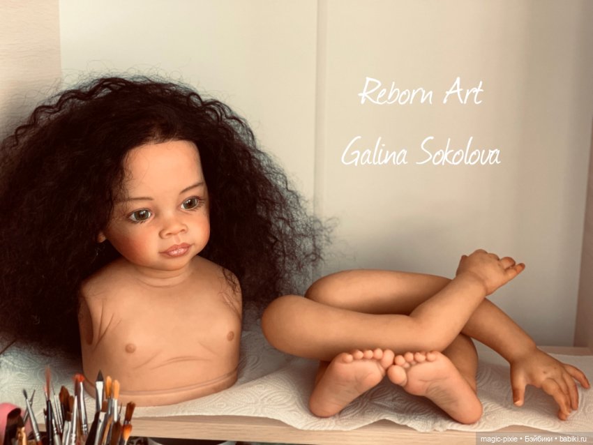 MeiLi Reborn Vinyl Toddler Doll Kit by Ping Lau (фото 5)