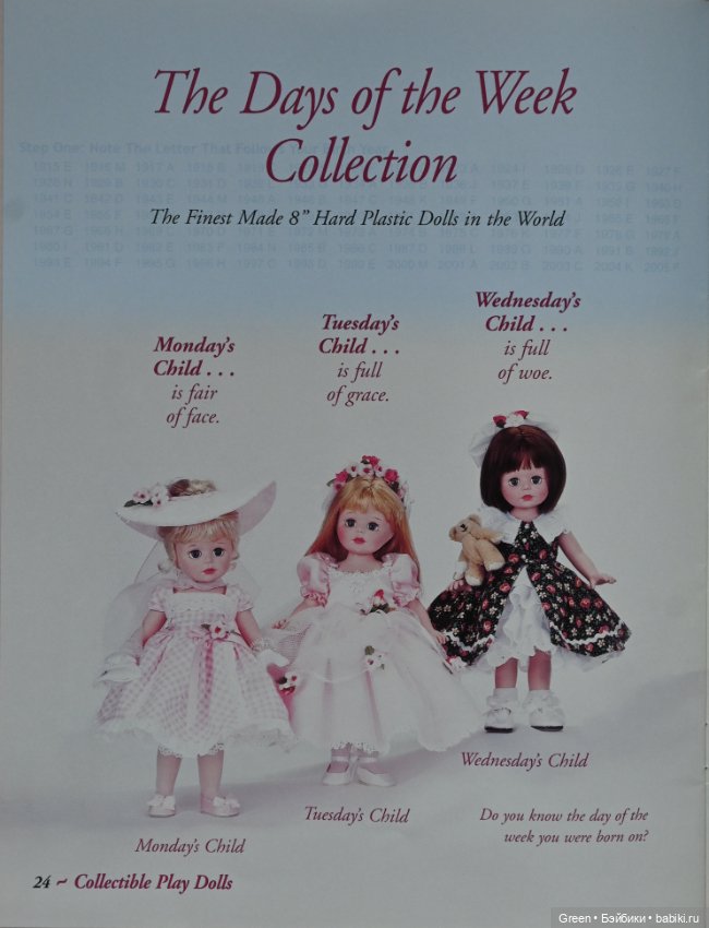Каталог кукол Susan Wakeen, 2000 год