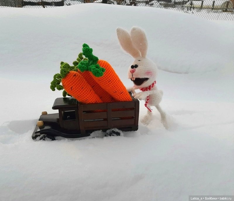 Заяц Коська — Вязаные игрушки и амигуруми: крючком