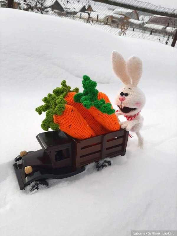 Заяц Коська — Вязаные игрушки и амигуруми: крючком (фото 2)