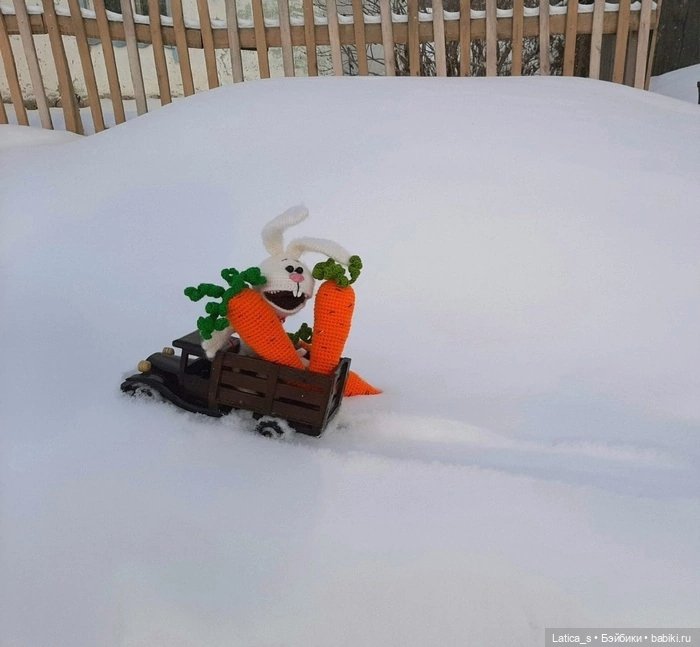 Заяц Коська — Вязаные игрушки и амигуруми: крючком (фото 3)