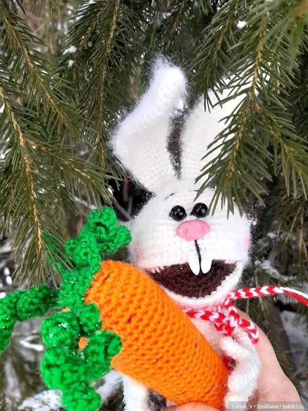 Заяц Коська — Вязаные игрушки и амигуруми: крючком (фото 5)