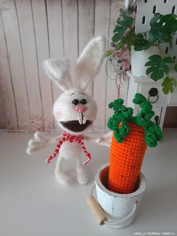 Заяц Коська — Вязаные игрушки и амигуруми: крючком (фото 6)
