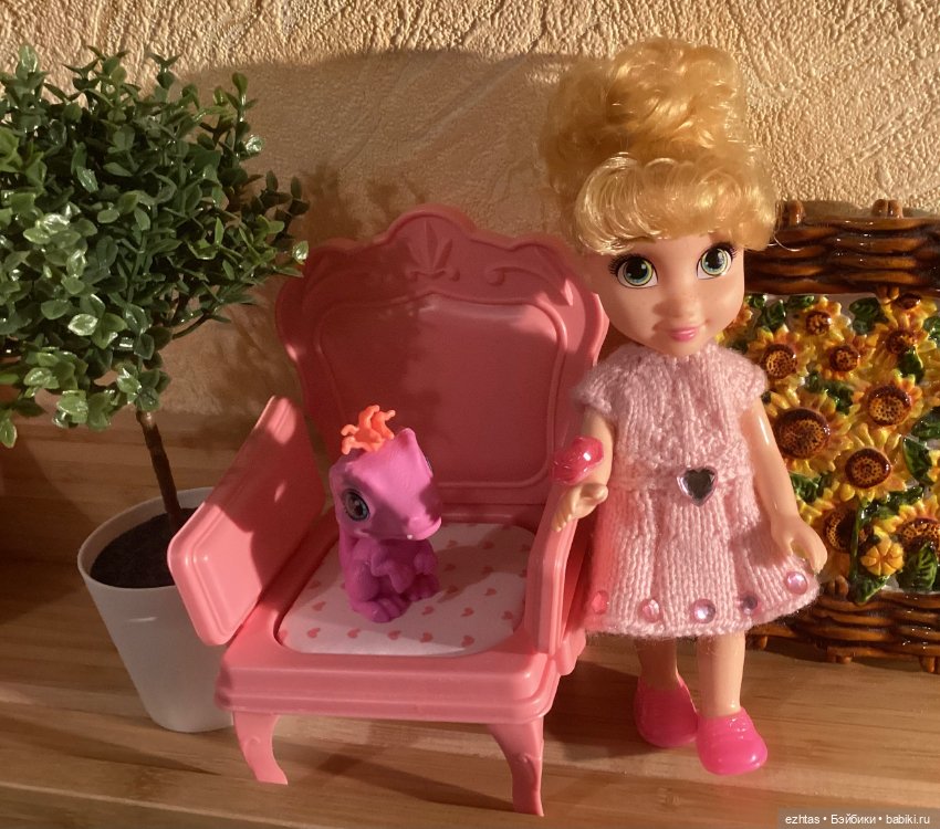 Розовое платье — Одежда и обувь для кукол своими руками: фото (фото 5)