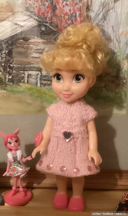 Розовое платье — Одежда и обувь для кукол своими руками: фото