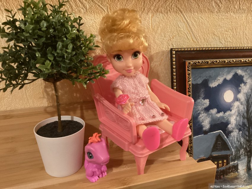 Розовое платье — Одежда и обувь для кукол своими руками: фото (фото 4)