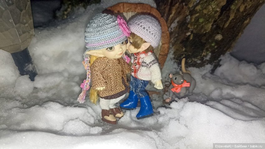 Асоль и Жучок зимой. Realpuki. 148 (фото 3)