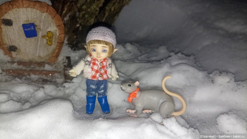 Асоль и Жучок зимой. Realpuki. 148 (фото 2)