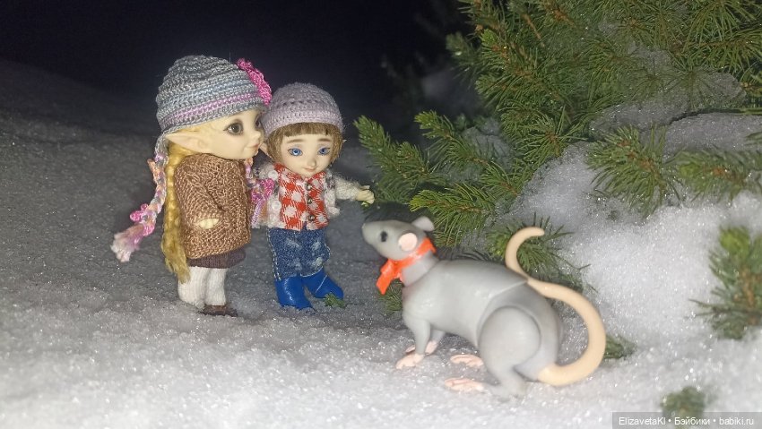 Асоль и Жучок зимой. Realpuki. 148 (фото 7)