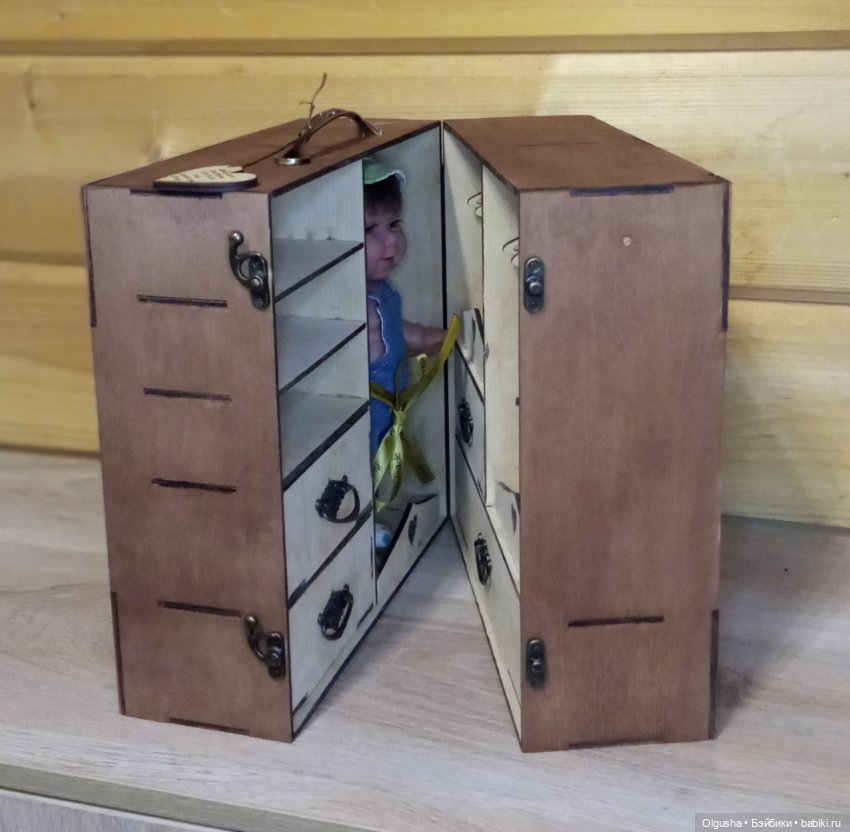 Переносные гардеробные для кукол. Румбоксы. Для кукол ростом до 30 см и до 40 см (фото 9)