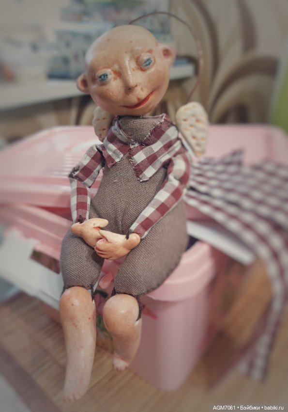 Эльфик в платочке, процесс создания (фото 2)