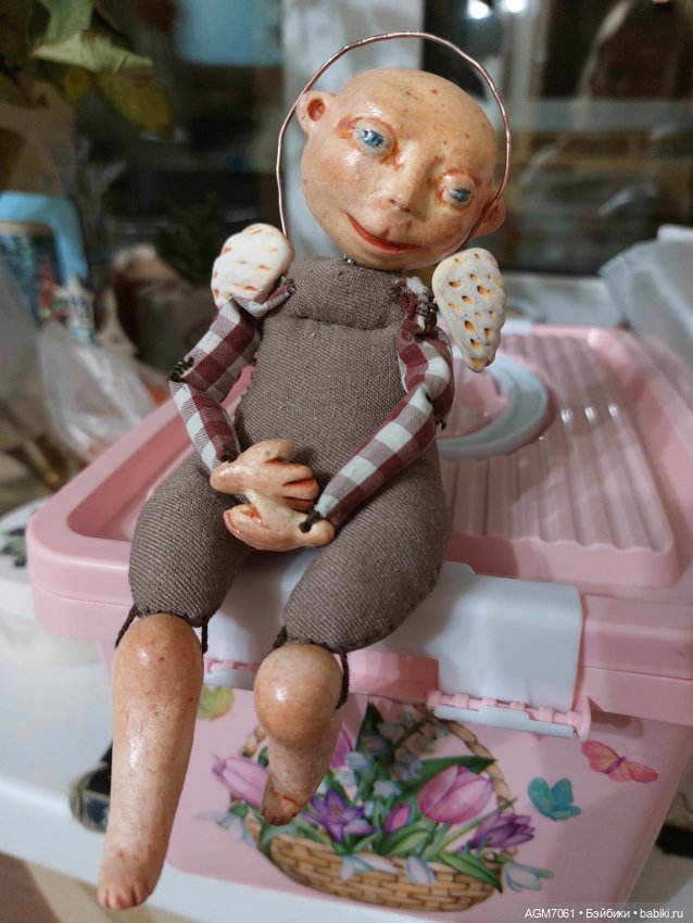 Эльфик в платочке, процесс создания (фото 3)