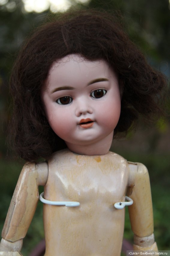 Новенькая антикварная German Bisque Doll by Schoenau Hoffmeister 25"