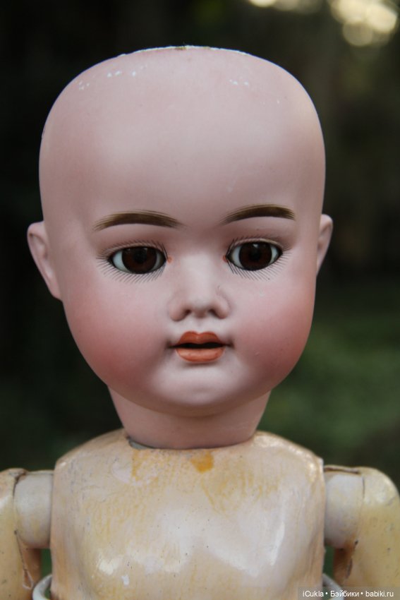 Новенькая антикварная German Bisque Doll by Schoenau Hoffmeister 25" (фото 5)