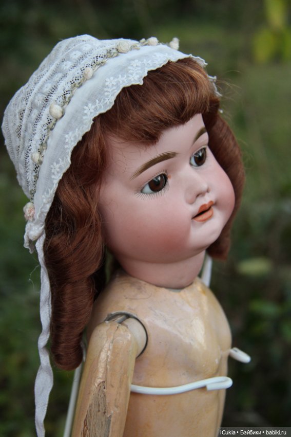 Новенькая антикварная German Bisque Doll by Schoenau Hoffmeister 25"