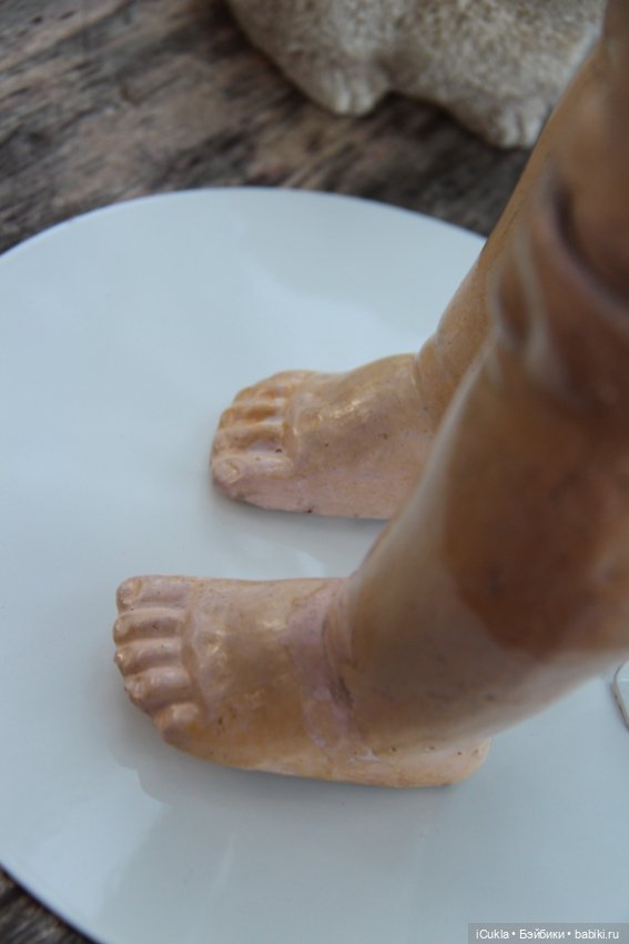 Новенькая антикварная German Bisque Doll by Schoenau Hoffmeister 25" (фото 8)