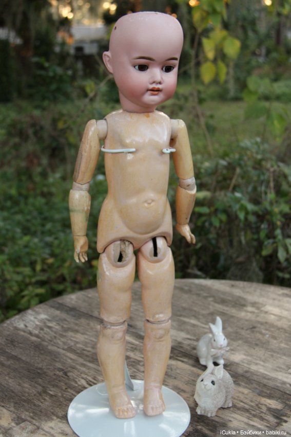 Новенькая антикварная German Bisque Doll by Schoenau Hoffmeister 25"