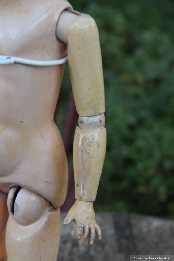 Новенькая антикварная German Bisque Doll by Schoenau Hoffmeister 25" (фото 4)