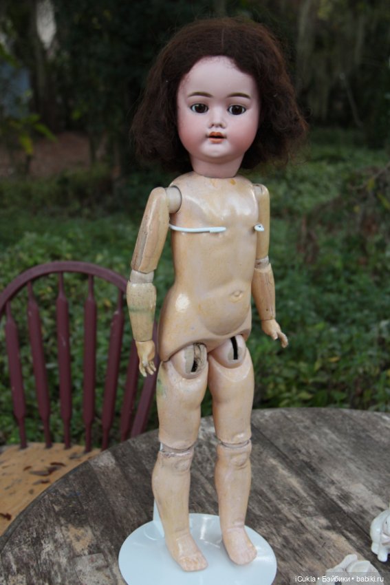 Новенькая антикварная German Bisque Doll by Schoenau Hoffmeister 25"