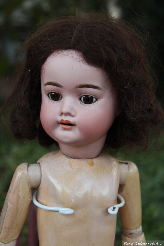Новенькая антикварная German Bisque Doll by Schoenau Hoffmeister 25"