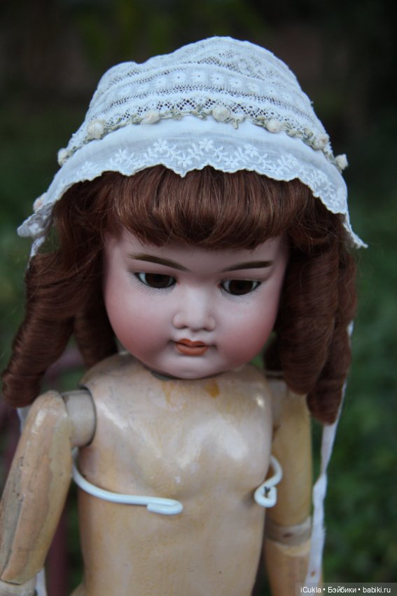 Новенькая антикварная German Bisque Doll by Schoenau Hoffmeister 25"