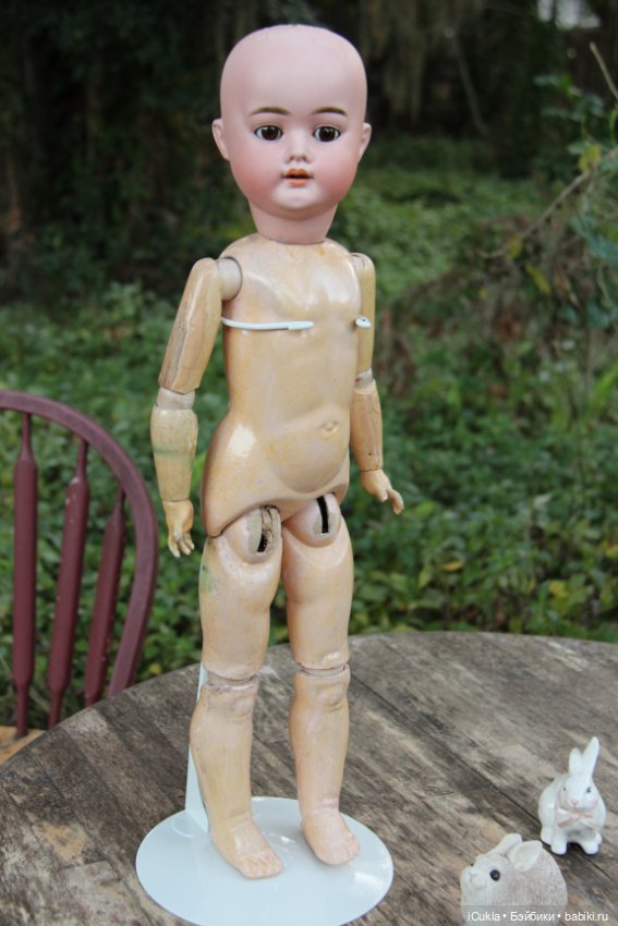 Новенькая антикварная German Bisque Doll by Schoenau Hoffmeister 25"