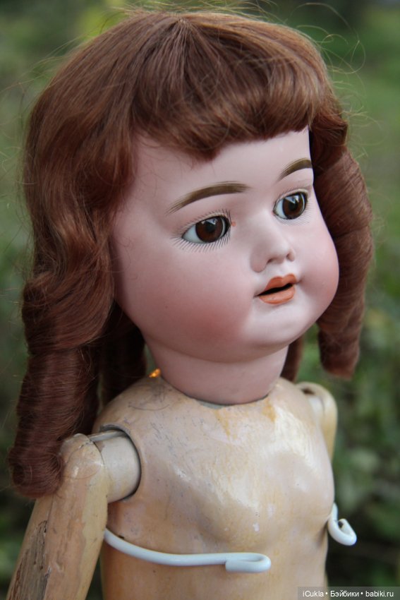 Новенькая антикварная German Bisque Doll by Schoenau Hoffmeister 25"