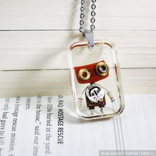 Симпатичные крошечные роботы из электронных деталей (фото 7)