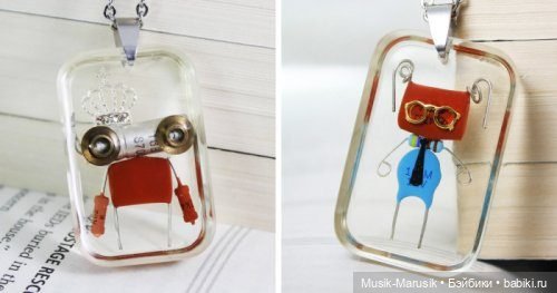 Симпатичные крошечные роботы из электронных деталей (фото 9)