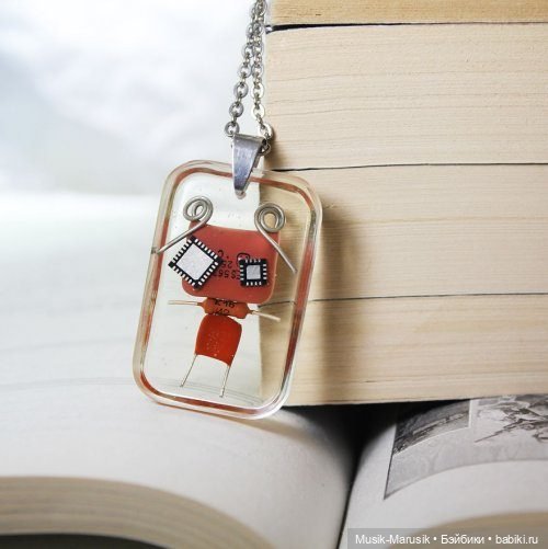 Симпатичные крошечные роботы из электронных деталей (фото 8)