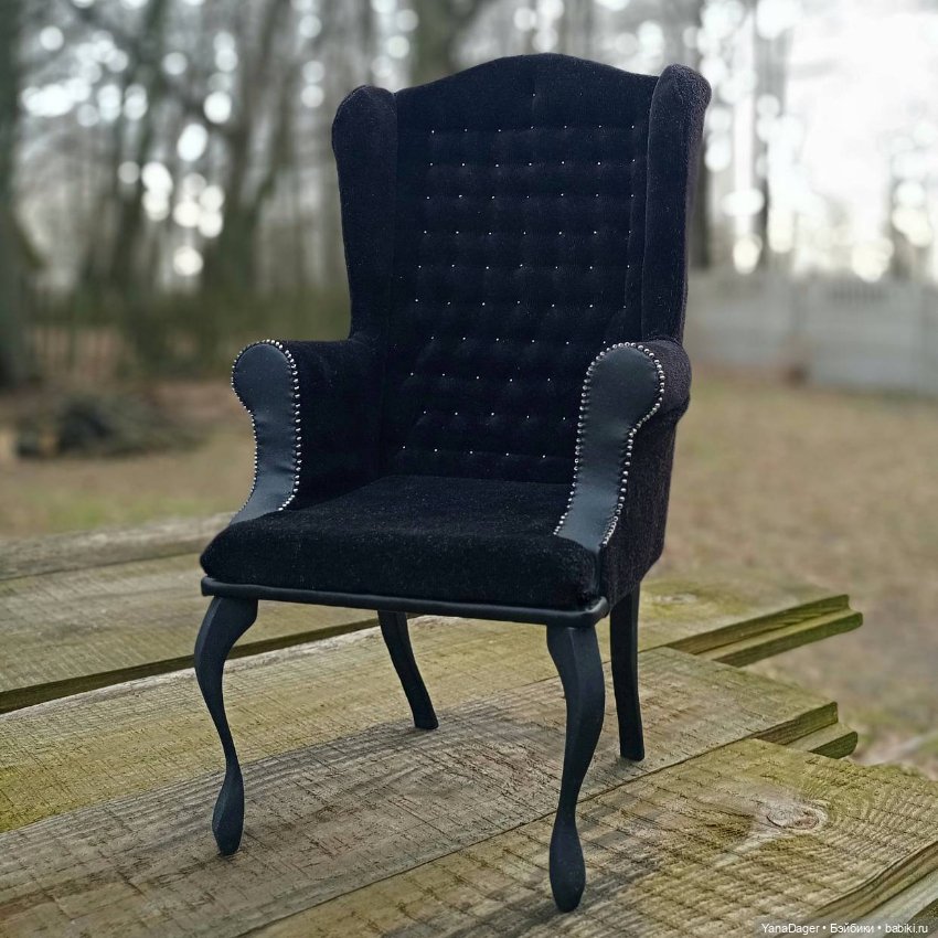 Чёрное... Белое — Мебель для кукол и домиков: фото (фото 3)