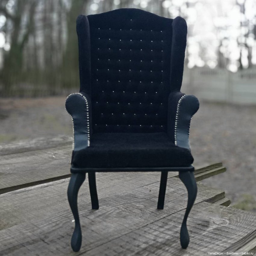 Чёрное... Белое — Мебель для кукол и домиков: фото (фото 5)