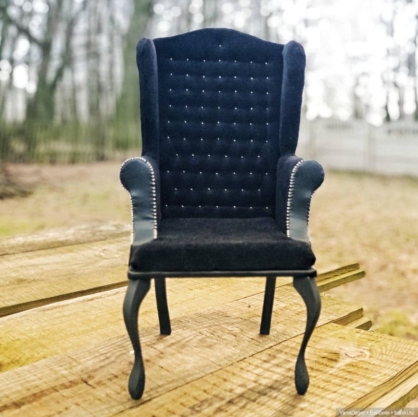 Чёрное... Белое — Мебель для кукол и домиков: фото (фото 2)