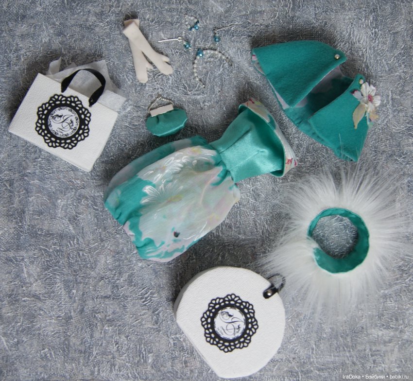 Наряд для барби "Воздушное перышко" (фото 10)