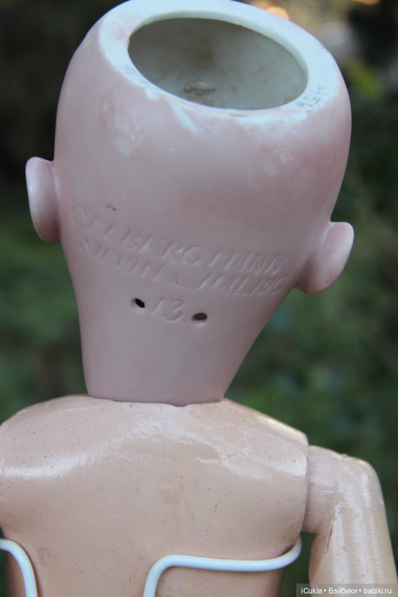 Антикварная Bergmann Simon&Halbig 13, рост 28", новая находка (фото 6)