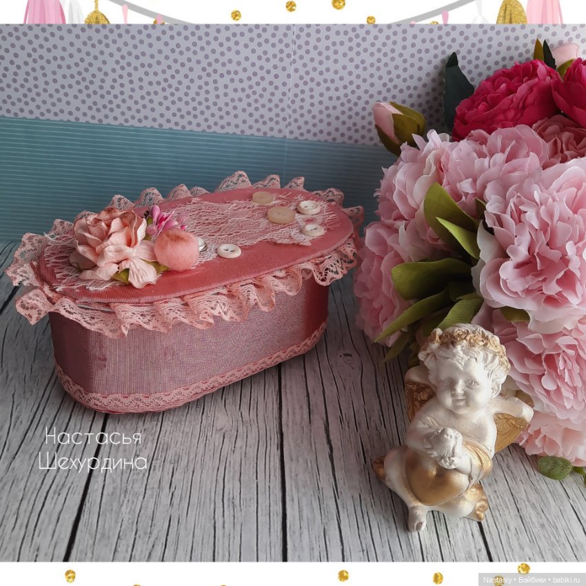 Интерьерная кукла ручной работы в винтажном стиле