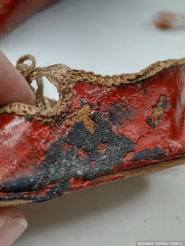 Реставрация антикварных туфелек (фото 3)