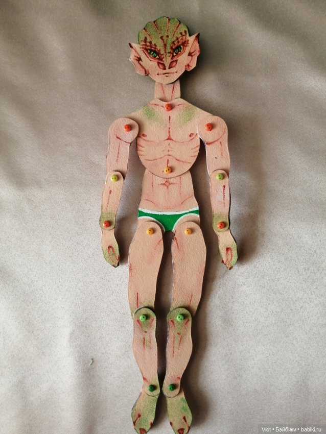 Картонный Дракон — Авторские куклы из дерева