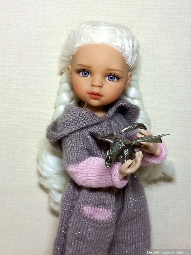 Юная Дейнерис — ООАК Paola Reina (Паола Рейна) и испанских кукол: перерисовка (фото 3)