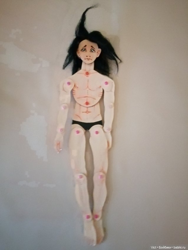 4 картонных парня — Авторские куклы из дерева (фото 4)