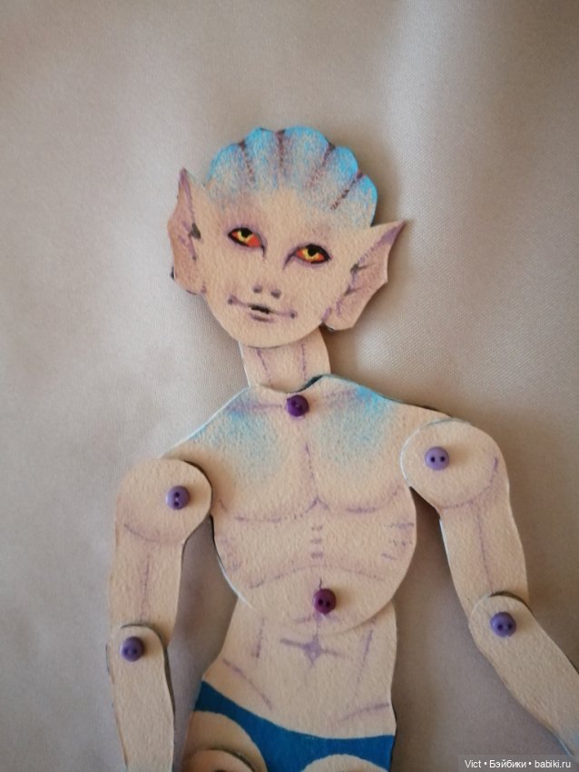 4 картонных парня — Авторские куклы из дерева (фото 2)