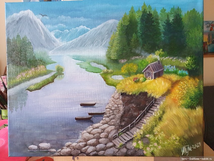 Художник мир свой красками рисует, С народом говорит через холсты, Что на душе — он то и повествует, В искусстве возводя свои мосты…