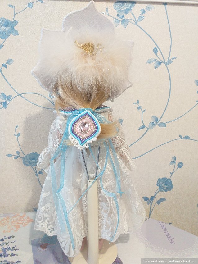 Кокошник оплечье и накосник для кукол На заре