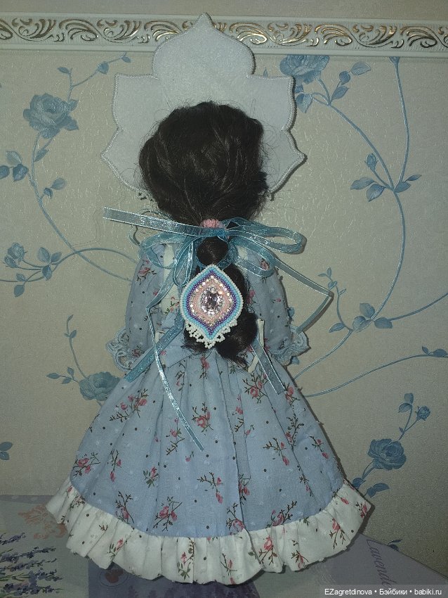 Кокошник оплечье и накосник для кукол На заре