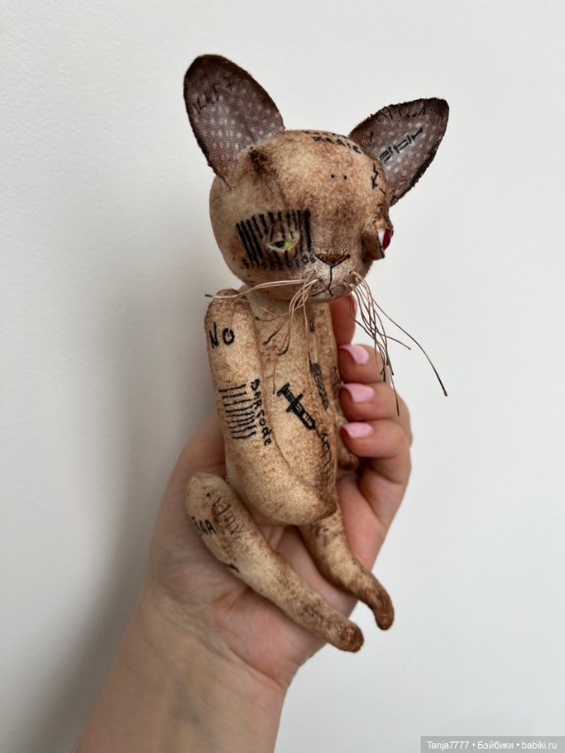 Сумасшедший кот, QR-cat — Авторские мишки Тедди и друзья: фото (фото 4)