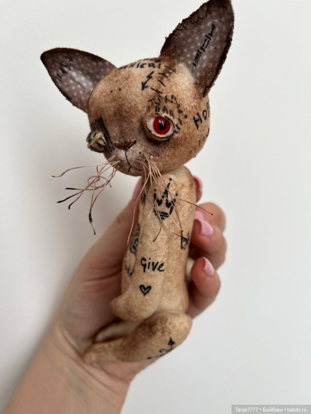 Сумасшедший кот, QR-cat — Авторские мишки Тедди и друзья: фото (фото 7)