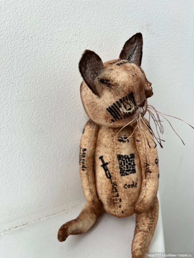 Сумасшедший кот, QR-cat — Авторские мишки Тедди и друзья: фото (фото 5)